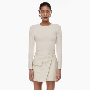 Babaton sculpt knit crew neck sweater